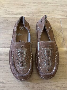 Ariat ladies cruiser leather slip on loafers womens 6.5